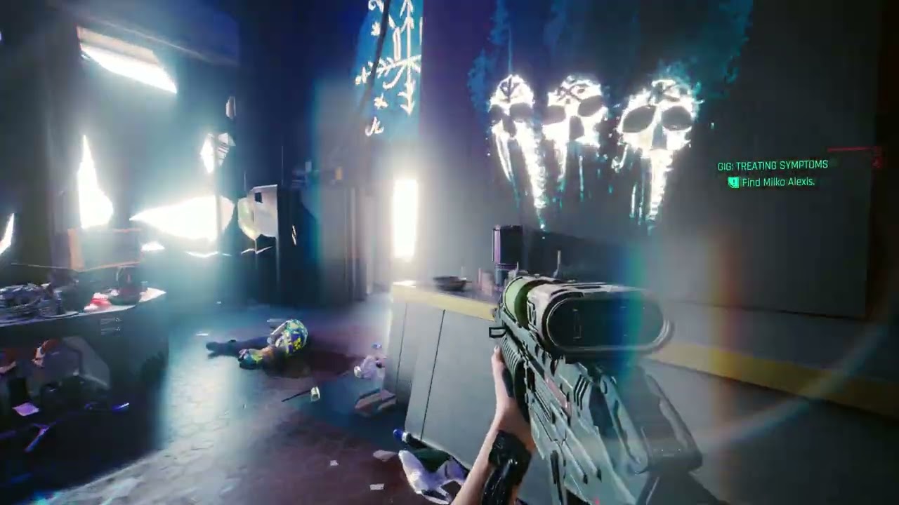 Cyberpunk 2077 Phantom Liberty: Treating Symptoms gig (modded combat)