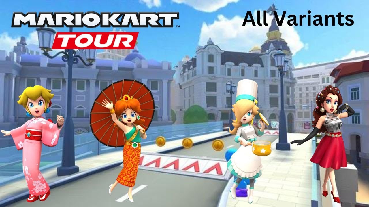 Mario Kart Tour - Madrid Drive All Variants