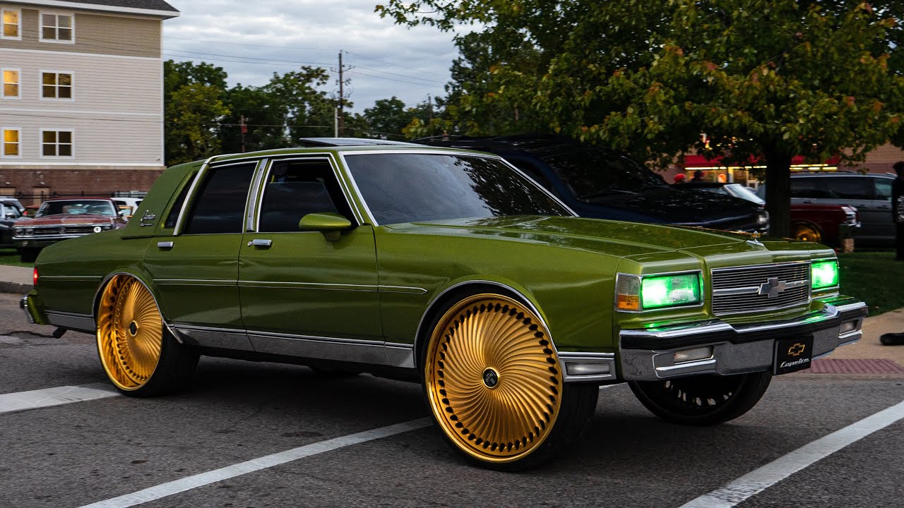 LITT Stunt Sundays @ Riverside Park--Indianapolis, IN pt 2 BIG RIMS / AMAZING WHIPZ CANDY PAINT