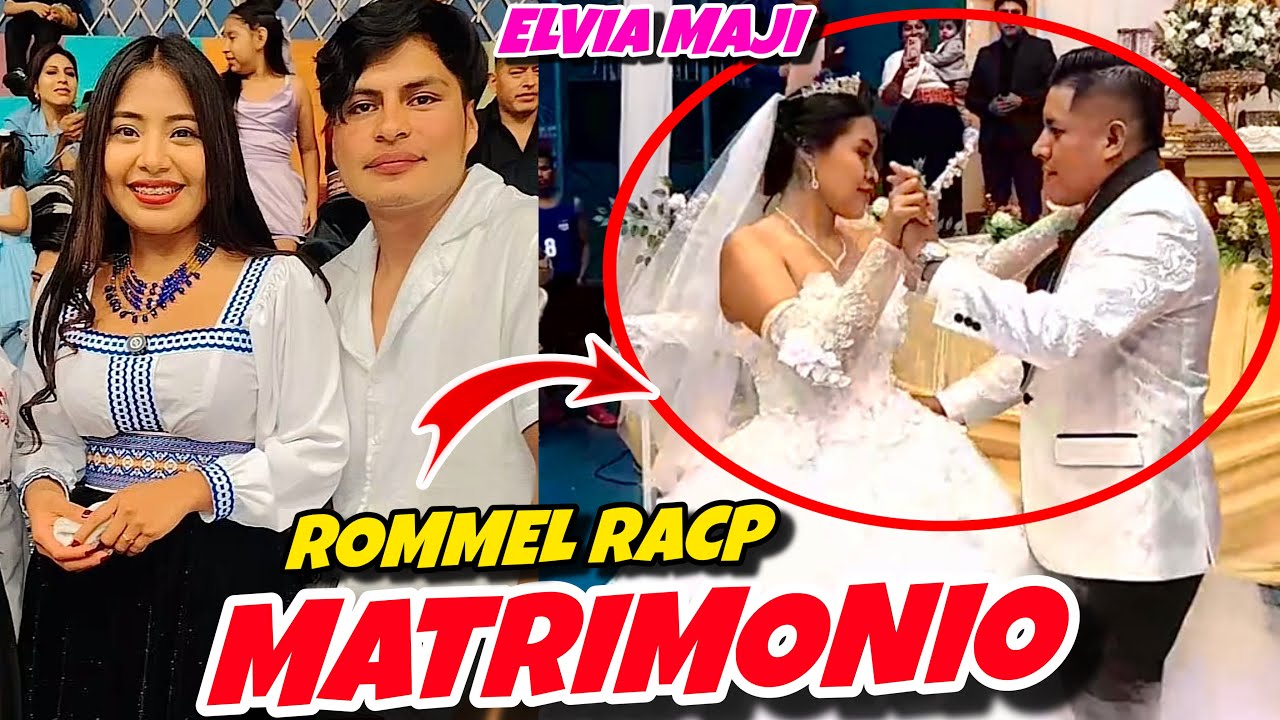 ROMMEL RACP Y ELVIA MAJI EN UN MATRIMONIO 