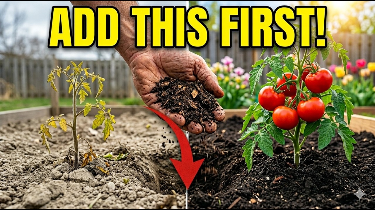 Before Planting Tomatoes, Add THIS First for Stronger Roots