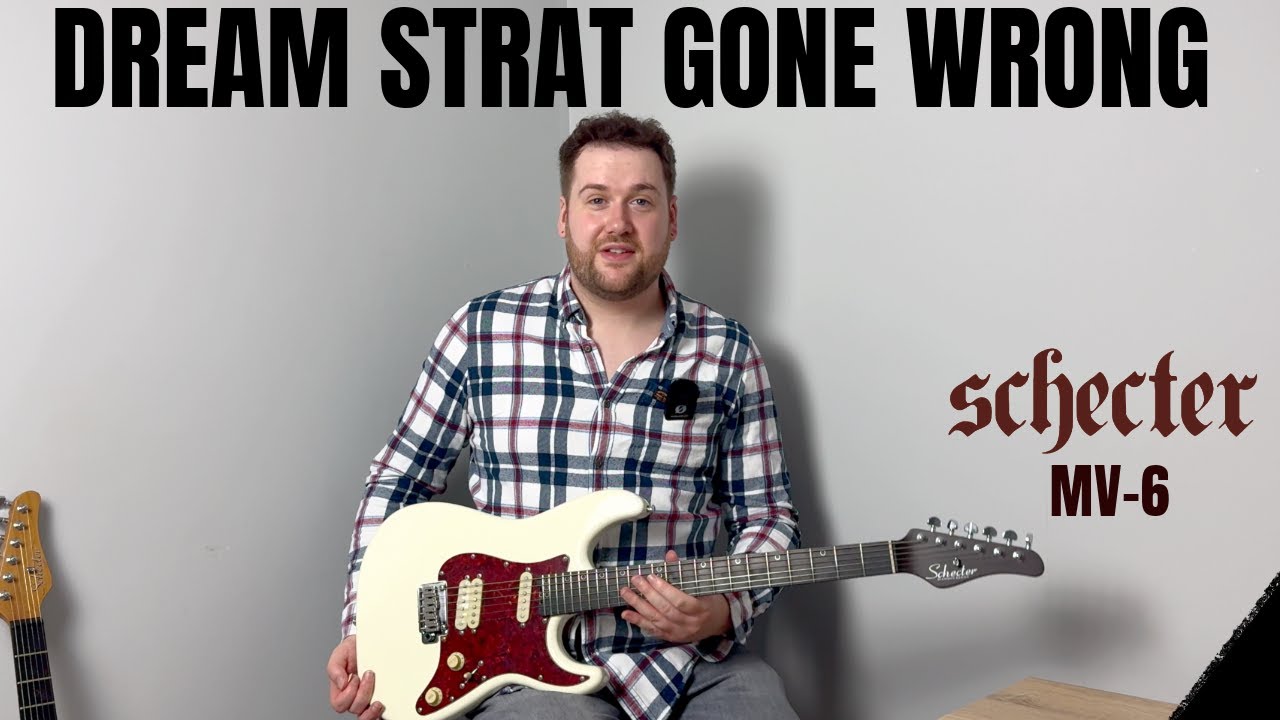 NEW GUITAR DAY DISASTER!! Schecter MV-6 Unboxing, Tone Test and Review