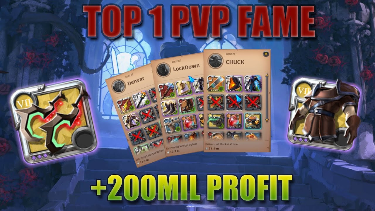 TOP 1 PVP FAME | 200M+ PROFIT | Albion Online