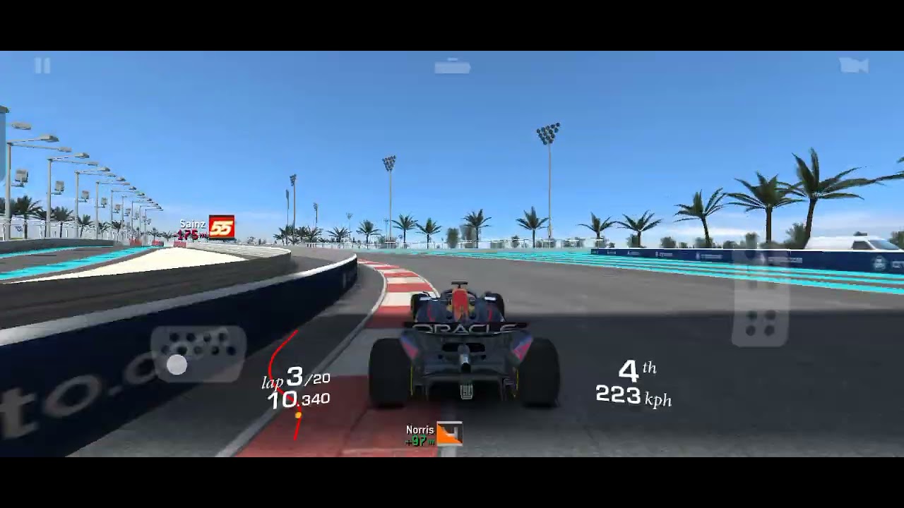 Racing at Yas Marina Circuit - Abu Dhabi Grand Prix - REDBULL RB20 MV1