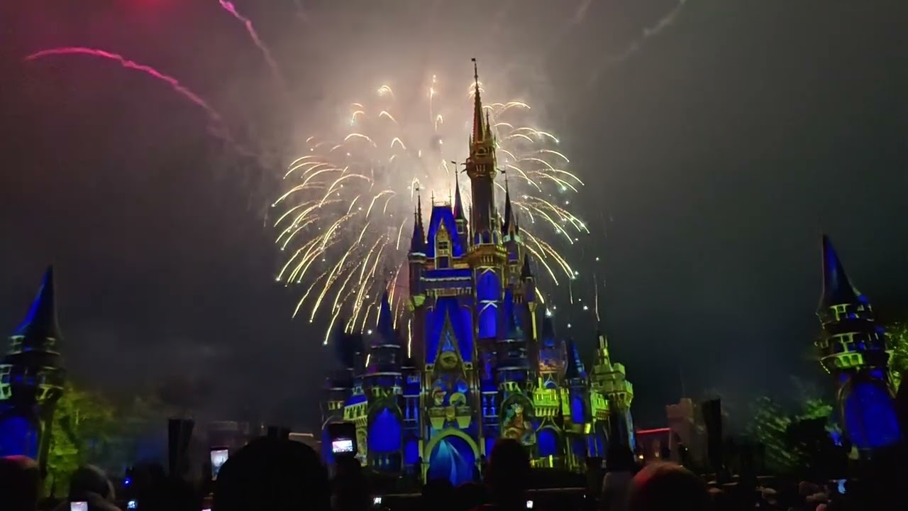 (Part 2) Disney World Magic Kingdom park Kingdom Happily Ever After firework @Ageisjustapassortstamp