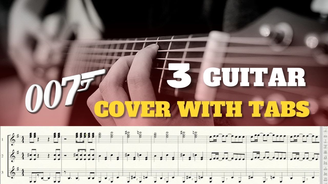 THE JAMES BOND THEME guitar cover. (partituras), (sheet music)