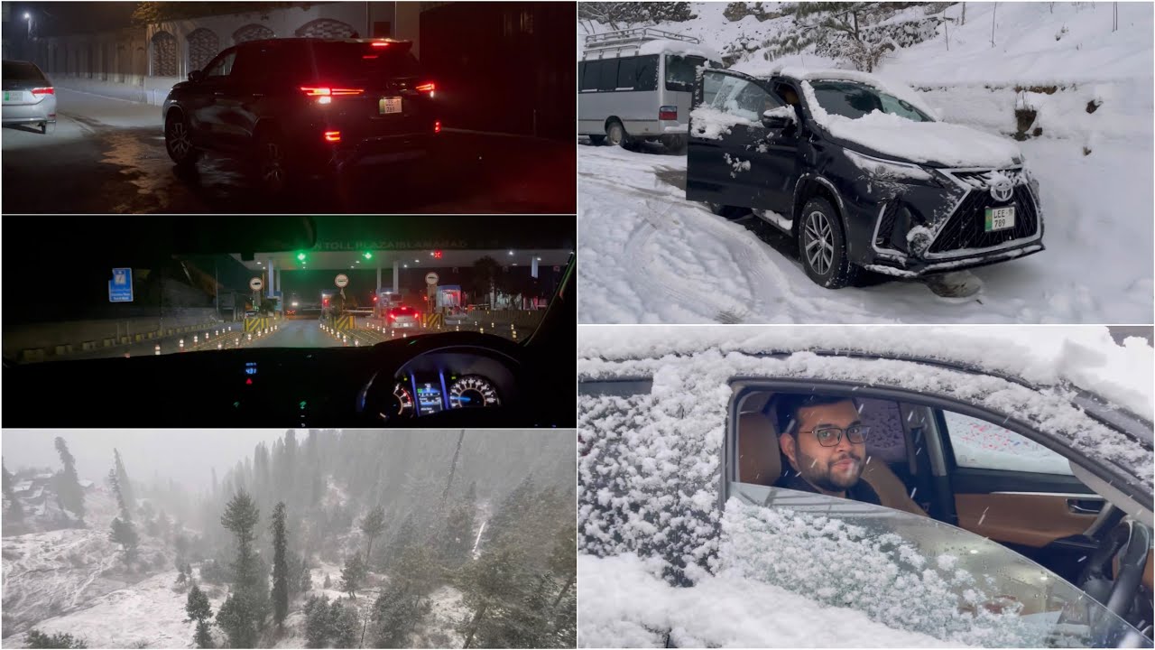 Trip to Northern Area’s🇵🇰 |Lahore- Murree- Nathia Galli |Live Snowfall🌨 |Part 1 ||zain zulfiqar||