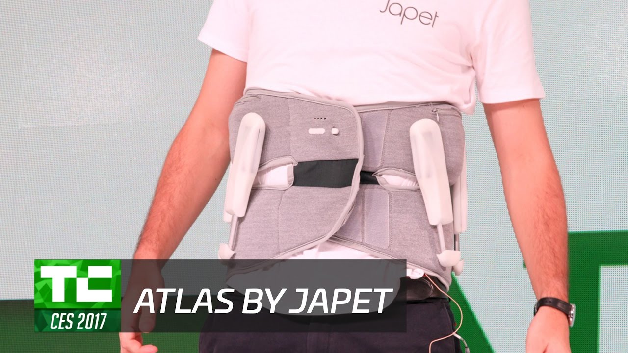 Japet's Robot Exoskeleton Solves Back Pain at CES 2017