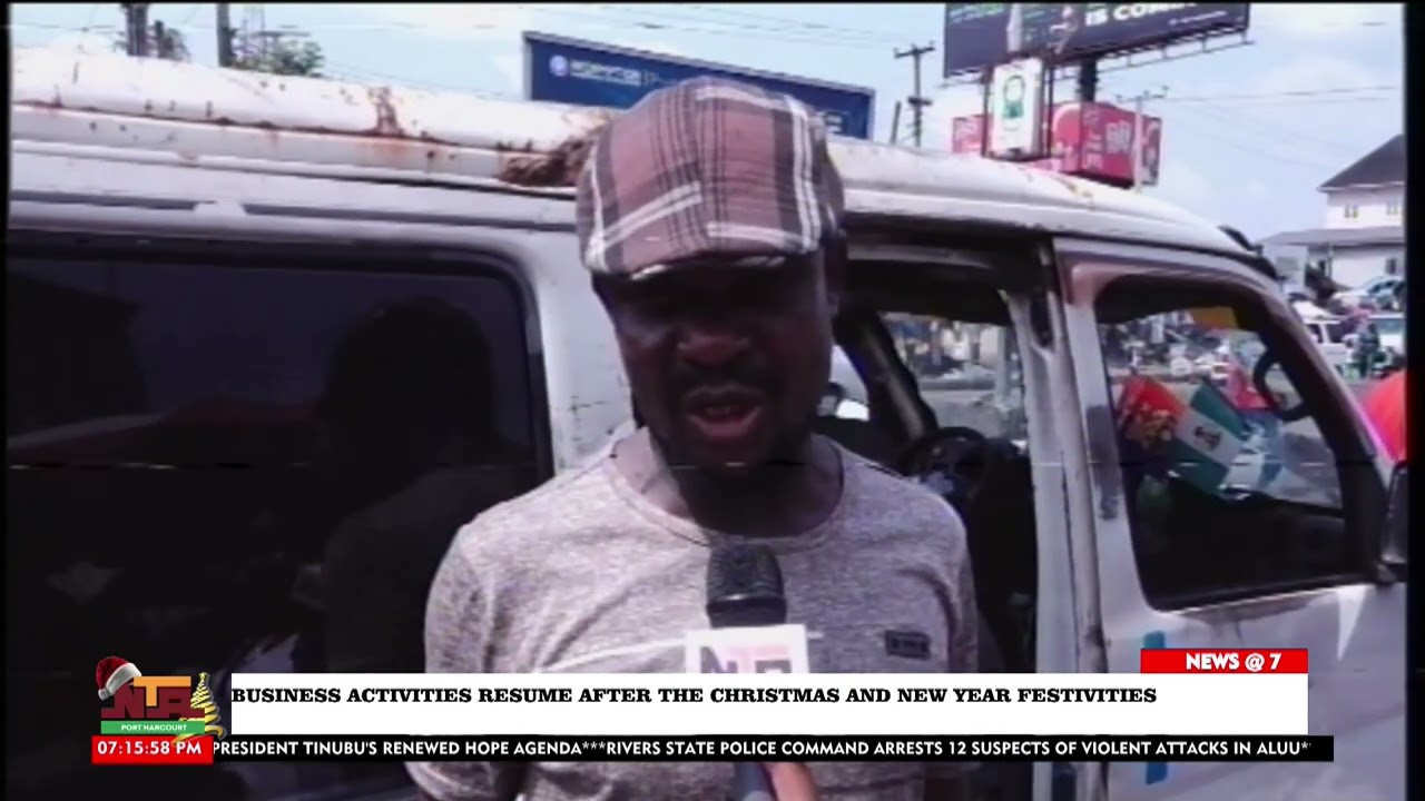 BUSINESS ACTIVITIES RESUME IN MAJOR MARKETS WITHIN PORT HARCOURT METROPOLIS AFTER THE YULETIDE