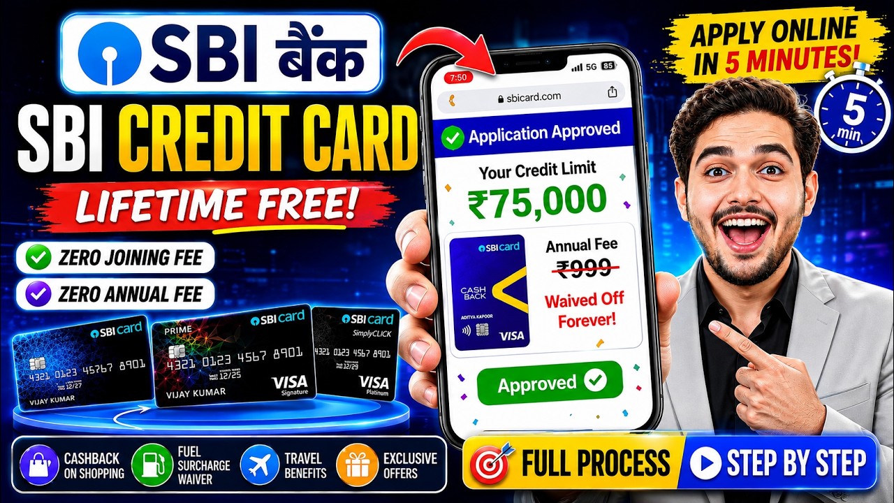 Apply for an SBI Credit Card Online 2026 | SBI Bank Credit Card | How to Apply for an SBI Credit ...