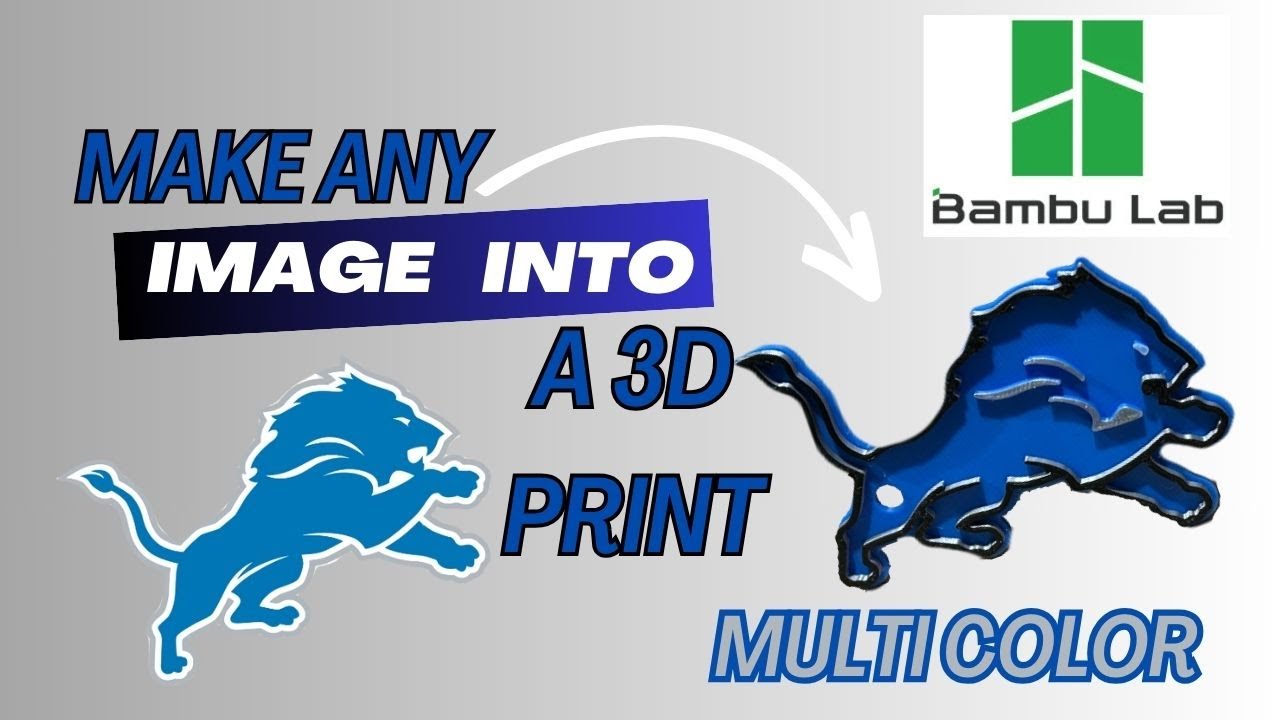 Превратите ЛЮБОЕ изображение в 3D-принтер Bambu Labs Tinkercad Inkscape Бесплатный урок по исполь...