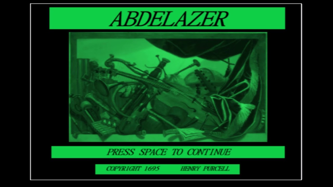 Purcell, Rondeau from Abdelazer, 8-bit version on Moog Synthesizer