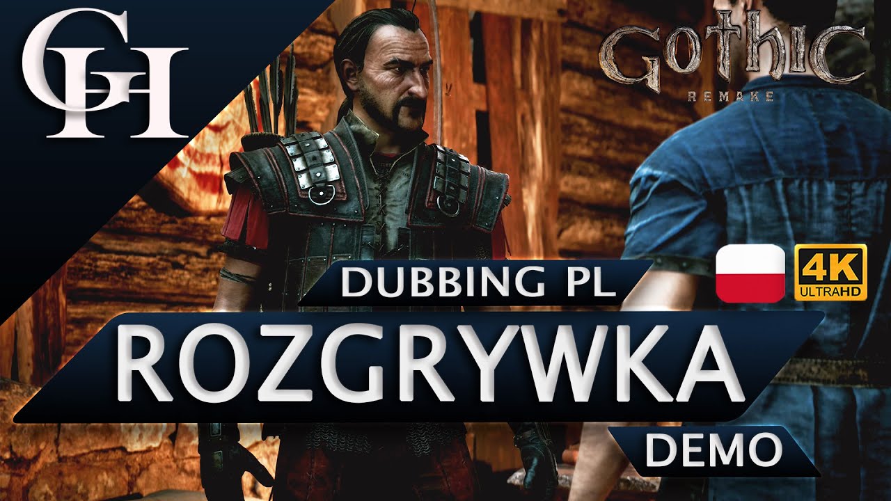 GOTHIC REMAKE - NYRAS DEMO [ROZGRYWKA BEZ KOMENTARZA DUBBING PL] PC 4K [KINOWY GAMEPLAY]