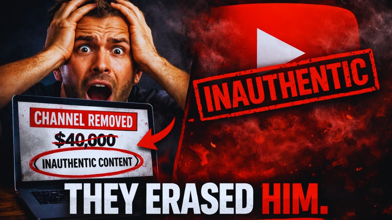 Youtube's Inauthentic Content MASSACRE - $40,000 Creator Loses Everything?