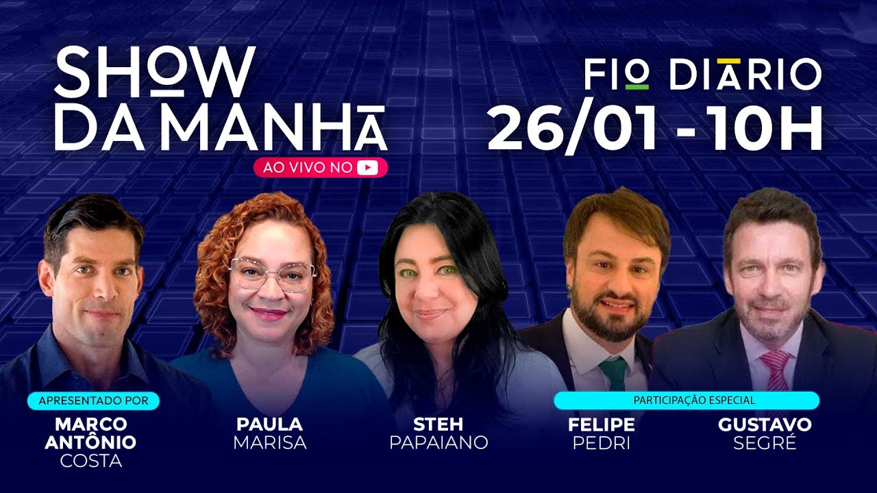 SHOW DA MANHÃ - NIKOLAS FERREIRA ENTRA NA MIRA DA ESQUERDA - 26/01/2026