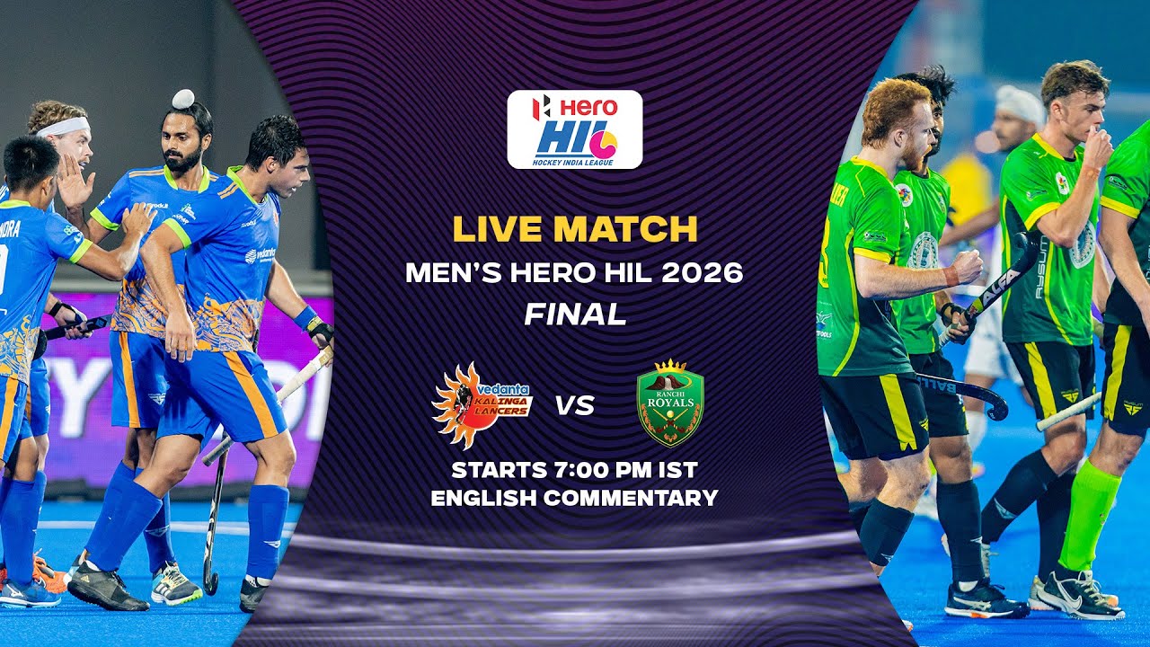 ENGLISH COMMENTARY || Men's Hero Hockey India League 2026 || FINALS || LANCERS VS TOOFANS