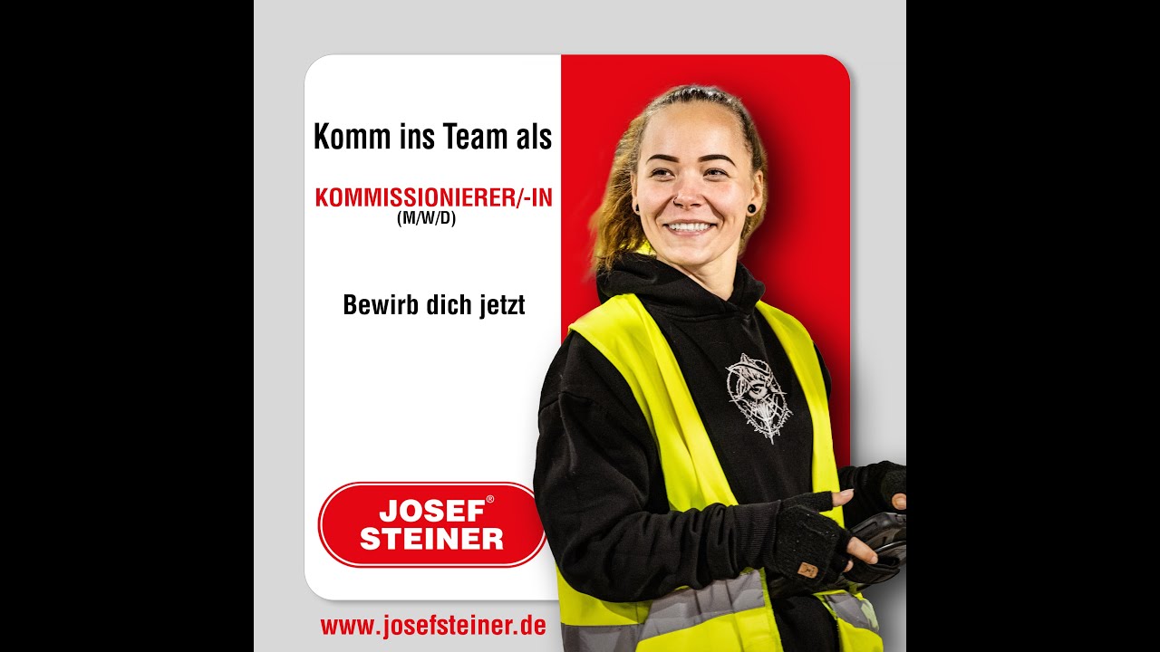 Josef Steiner Deutschland: Wir suchen KOMMISSIONIERER/-INNEN