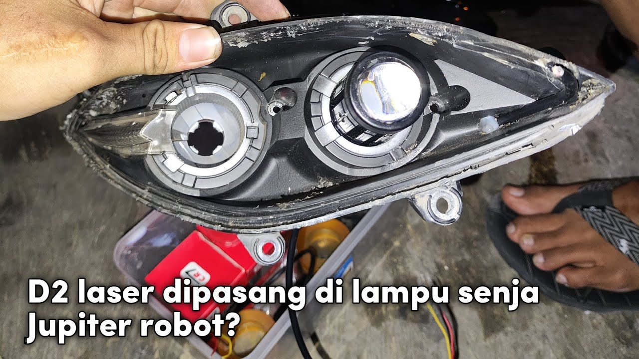 Pasang D2 laser di Jupiter robot