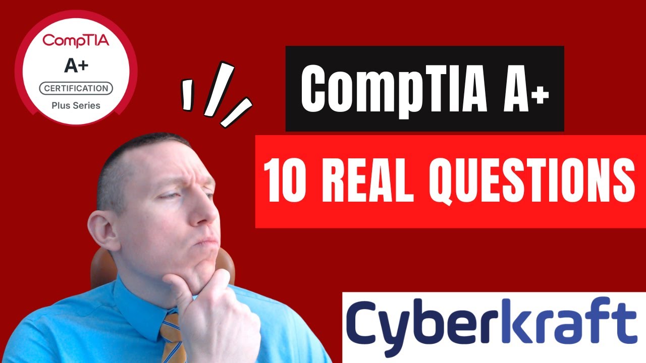 Тест CompTIA A+ Core 2 из 10 вопросов. Реальные вопросы экзамена