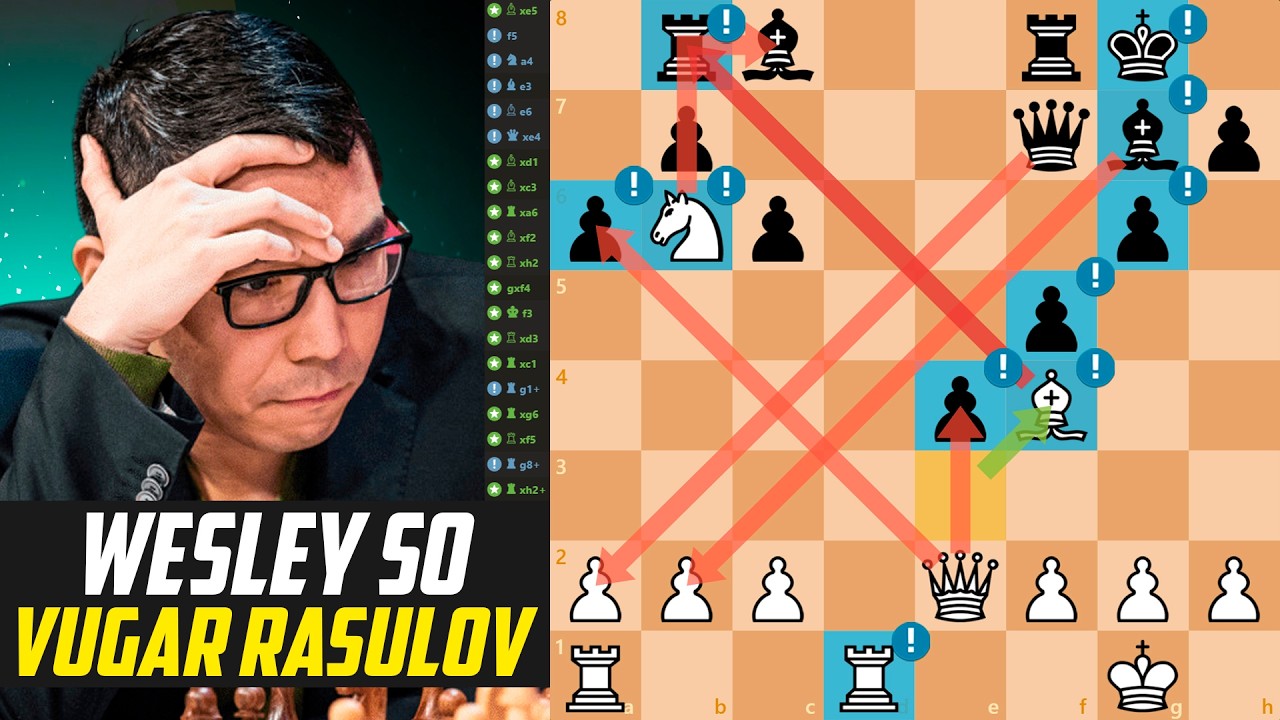 ♟️Wesley So OUTLASTS Vugar Rasulov!                                                  [Stockfish 17]