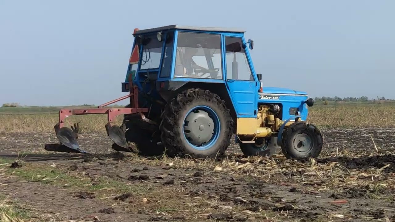 Zetor 5611 oranje IMT 756#Orka#ज़ेटोर   जुताई आईएमटी # aratura# szántó# pflügt# plugim 5611 вспашка2