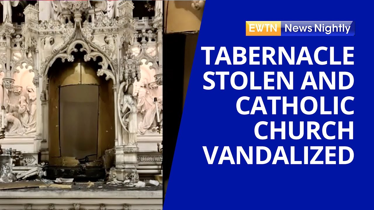 Tabernacle Stolen and Catholic Church Vandalized in Brooklyn, New York | EWTN News Nightly