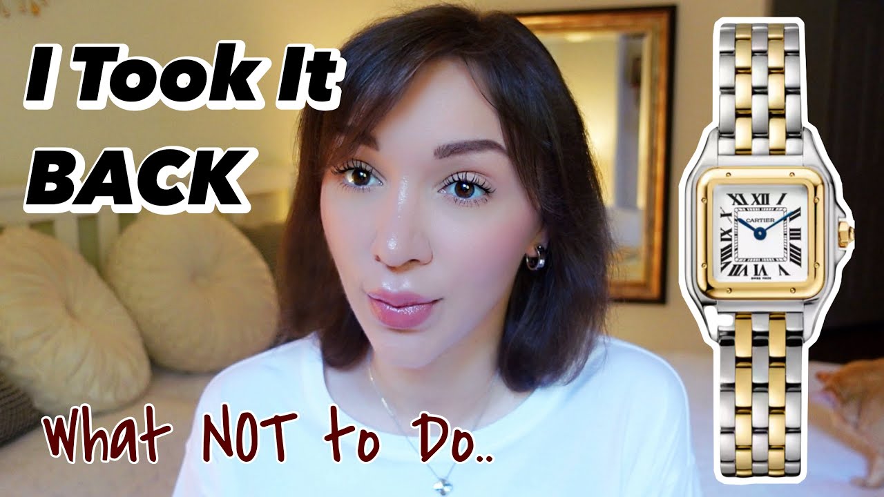 Why I Took My Cartier Panthere Mini Watch Back / In-Depth Review. Fine Jewelry Collection