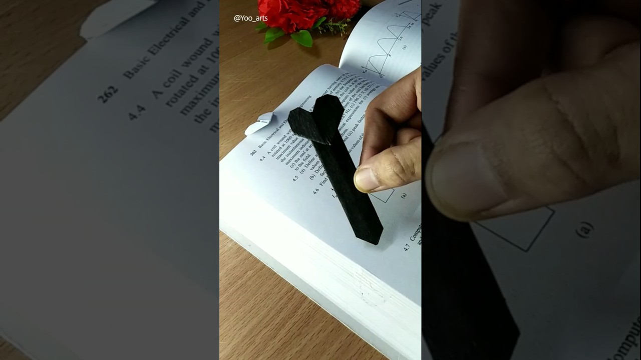 DIY Origami Book Mark ❤️✨ #shorts #youtubeshorts #diy #bookmark #fypシ゚viral #viralvideo #shortsfeed