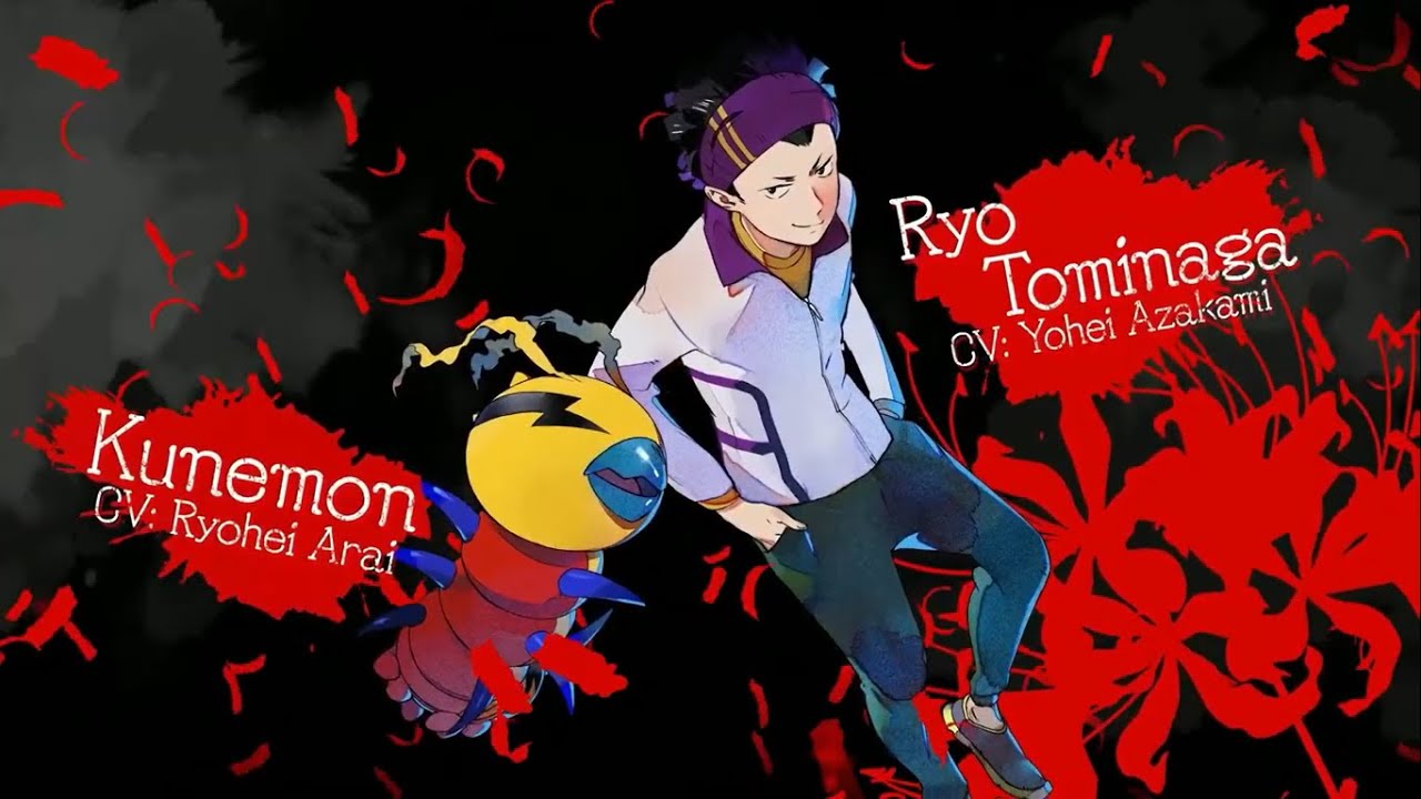 Digimon Survive: Ryō Tominaga y Kunemon (Todas las Digievoluciones)