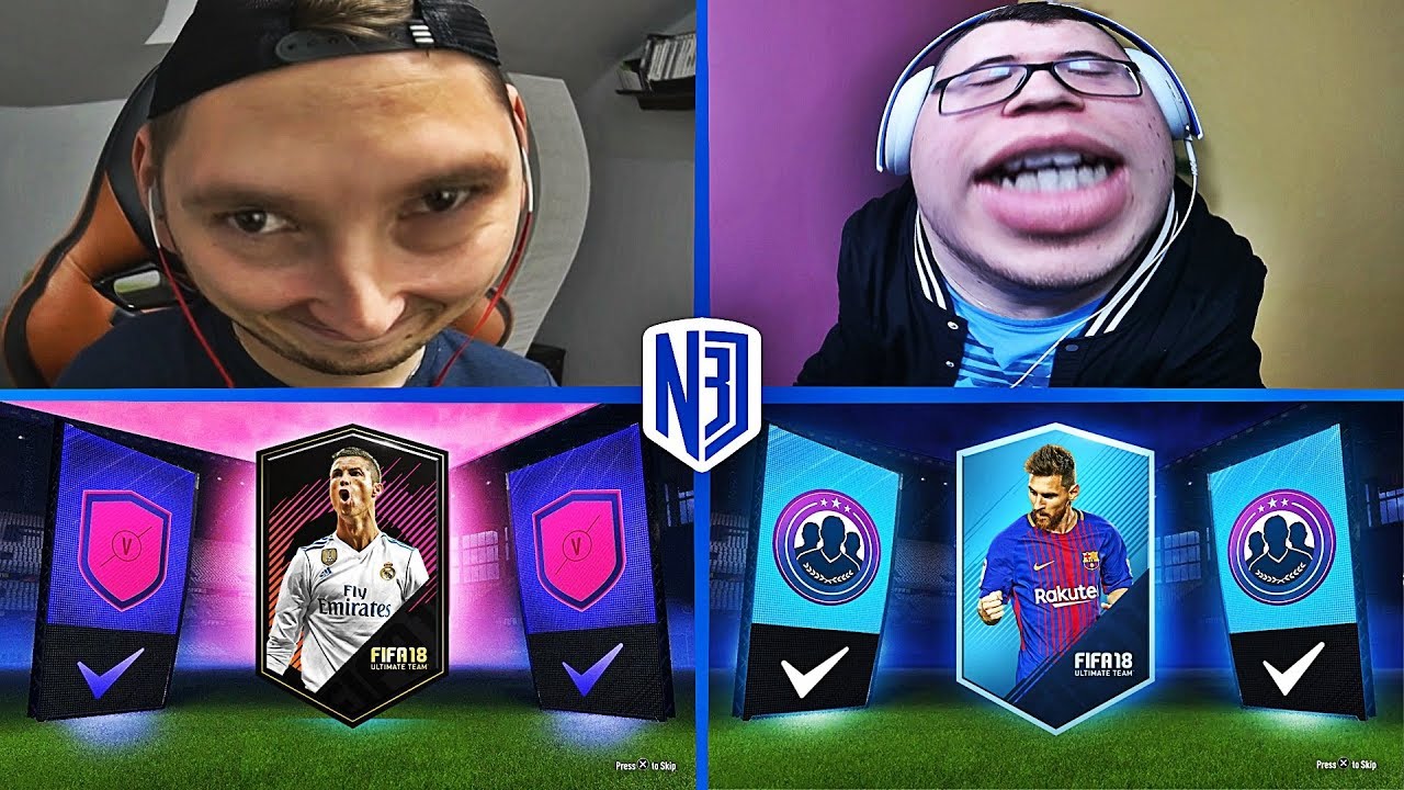 FIFA 18 | TEGO JESZCZE NIE BYLO! 😱 PACK'N'PLAY Z LACHEM!