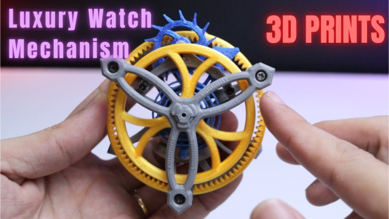 The Luxury Watch Mechanism | 3D printed