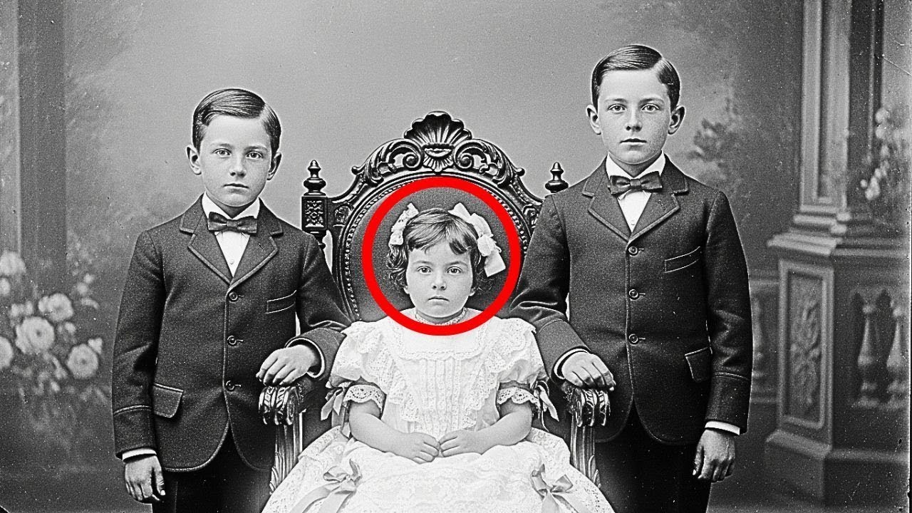 It was just a photo of three brothers — but the youngest one looks... different