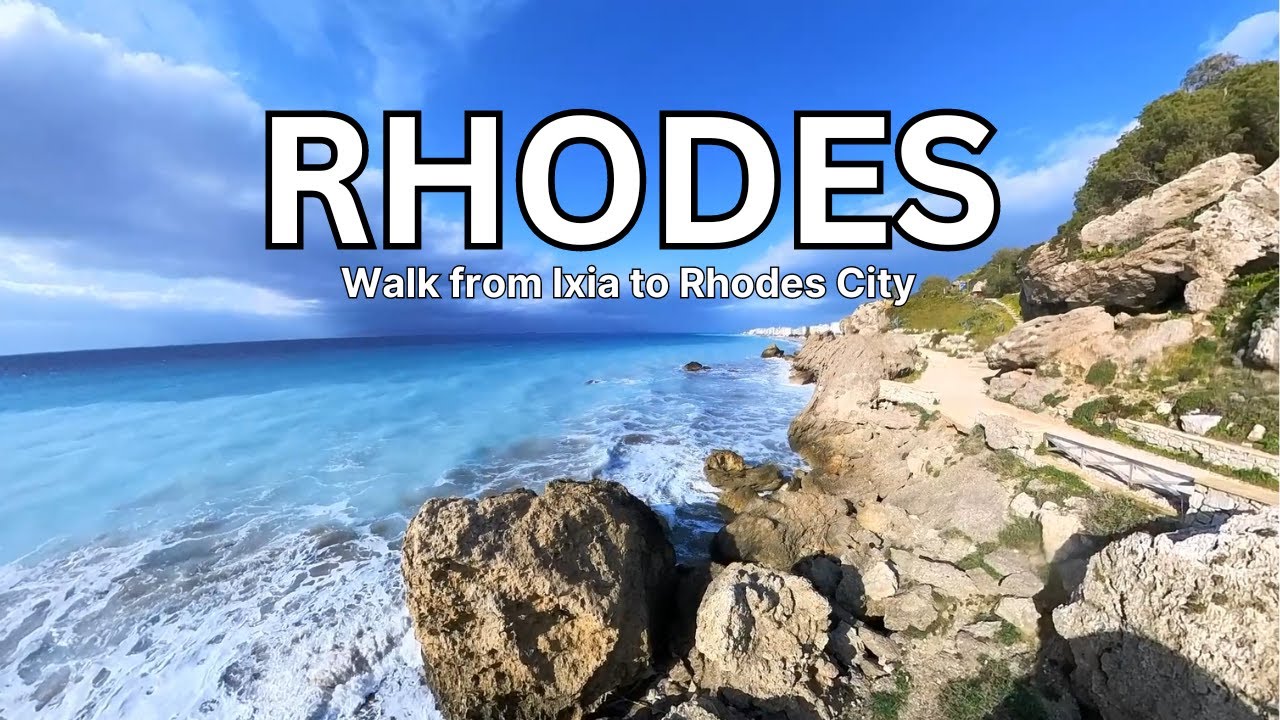 Most Beautiful Walk in Rhodes City You Don't Want to Miss!