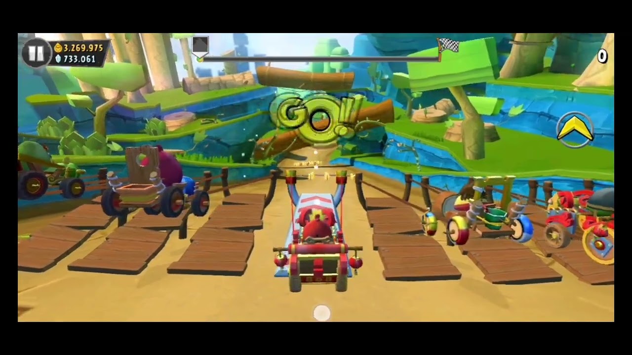 Angry Birds Go! (1.8.7) Rocky Road Gameplay