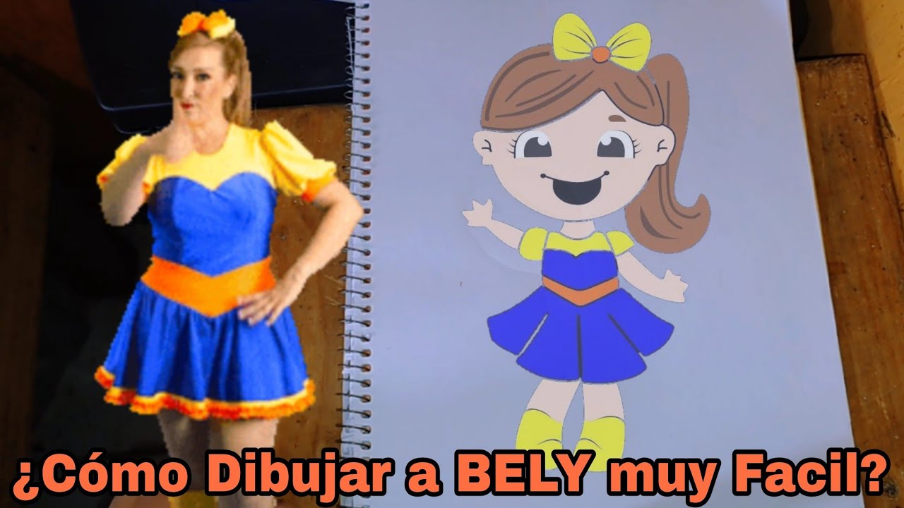 ¿Como dibujar fácilmente a BELY del show de #belyybeto? | Bely y Beto