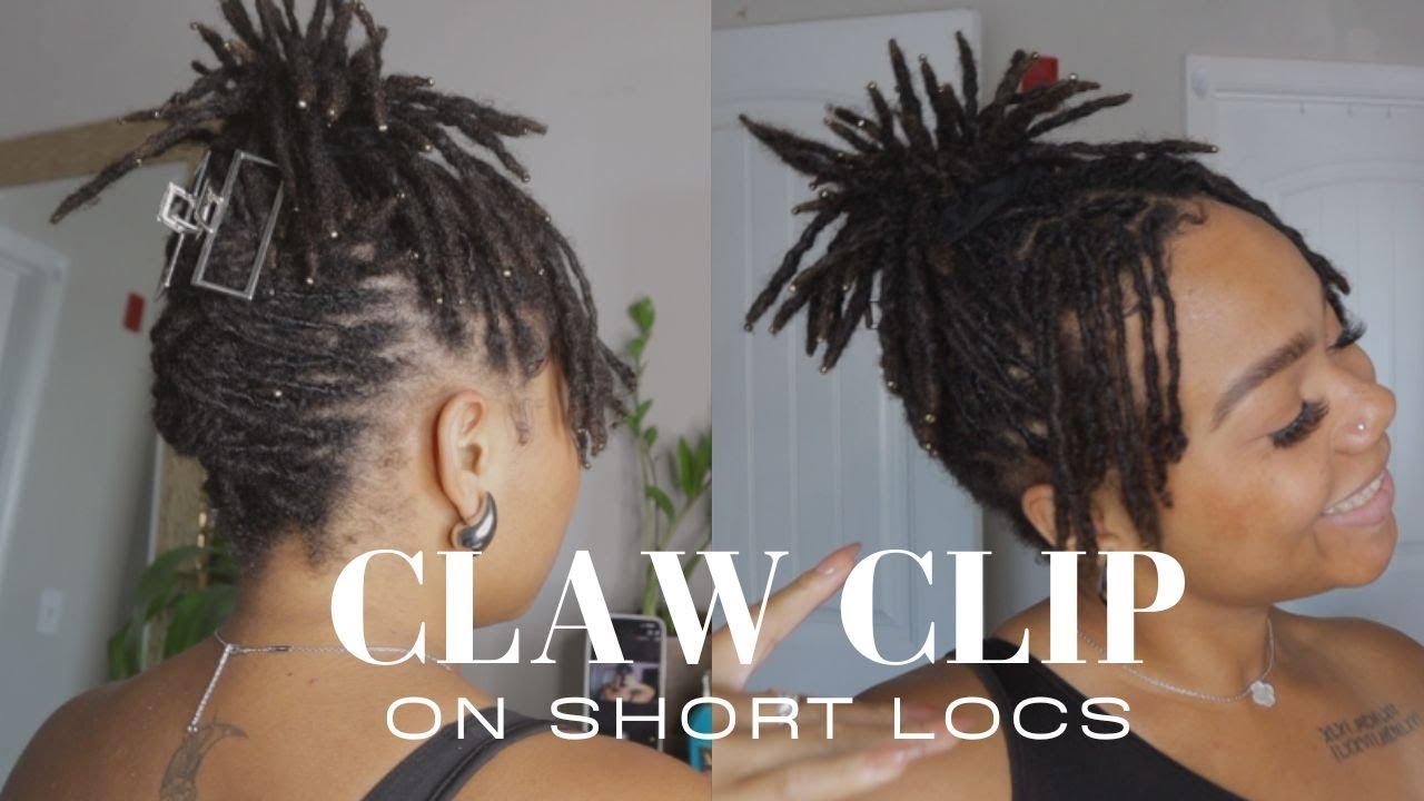 How To Style Your Short Locs With A Claw Clip
