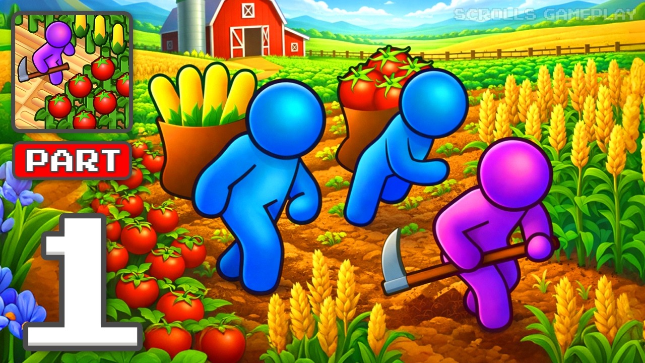 Farm Land: Farming Life Game - Gameplay Walkthrough Part 1 - Harvest Dreams Daily (iOS, Android)