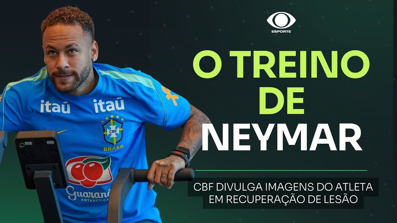 CBF divulga imagens da recupera&ccedil;&atilde;o de Neymar; assista