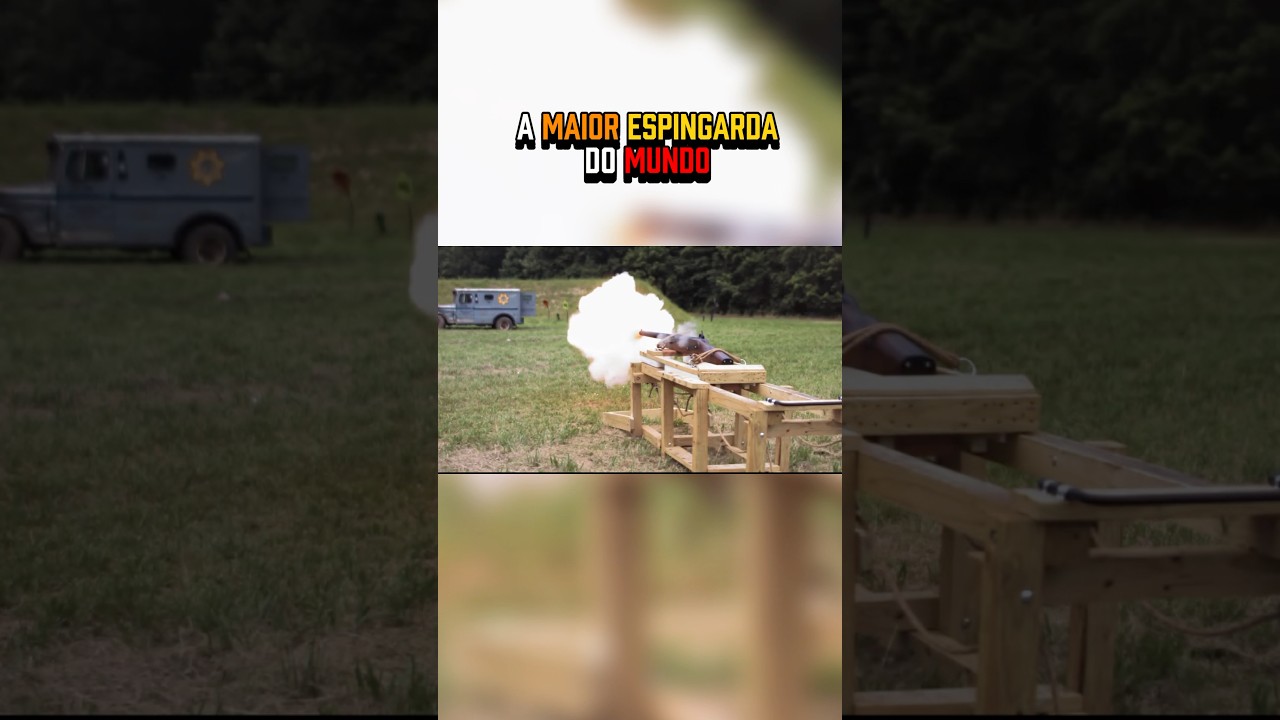 A maior espingarda do mundo!!#espingarda #curiosidades