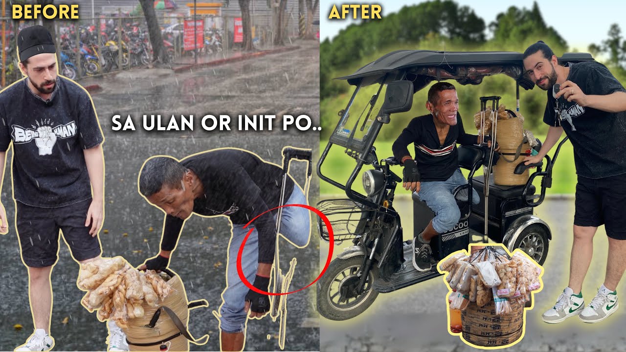 Helping ONE LEGGED 