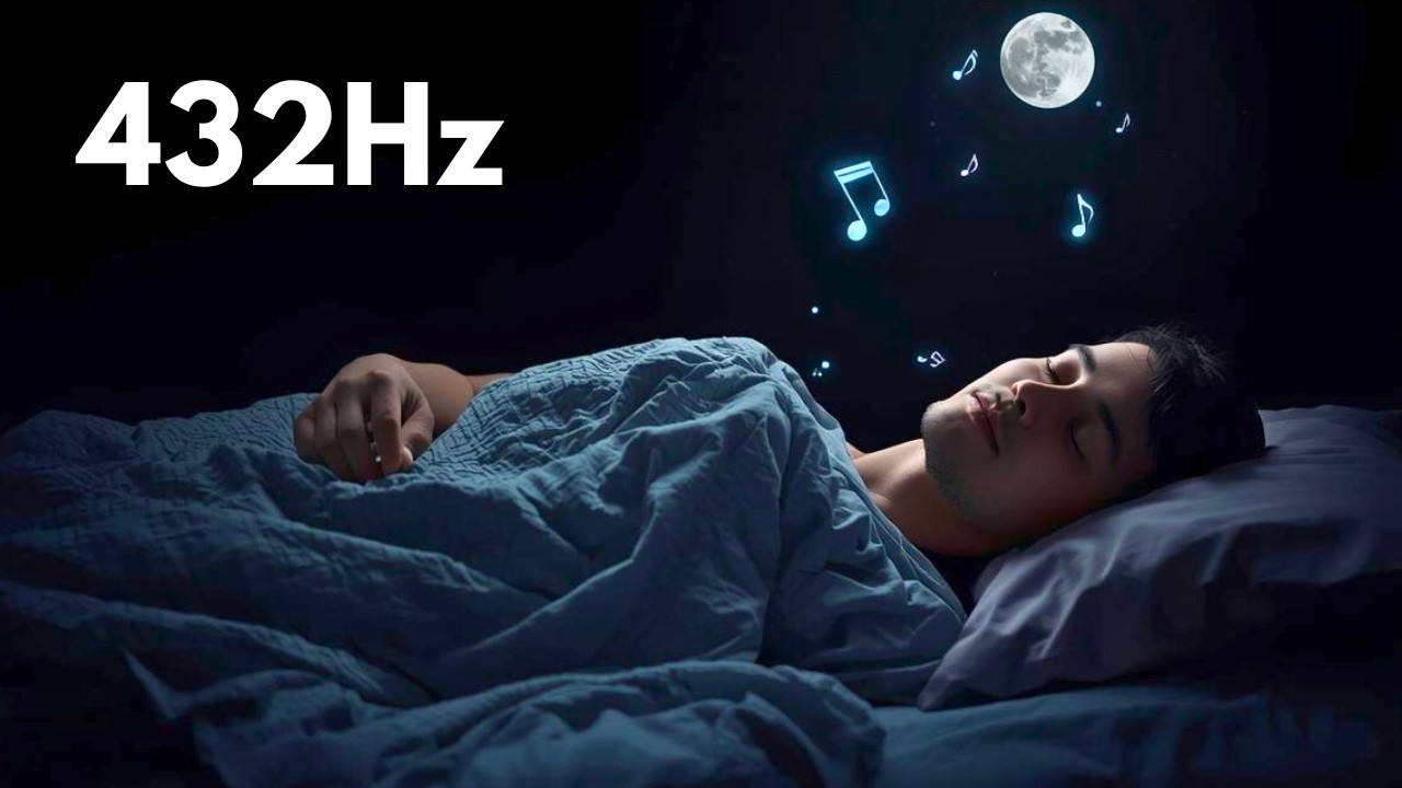 432Hz Deep Sleep Music🌙 5.3 Hours | Healing Sleep Therapy | Black Screen