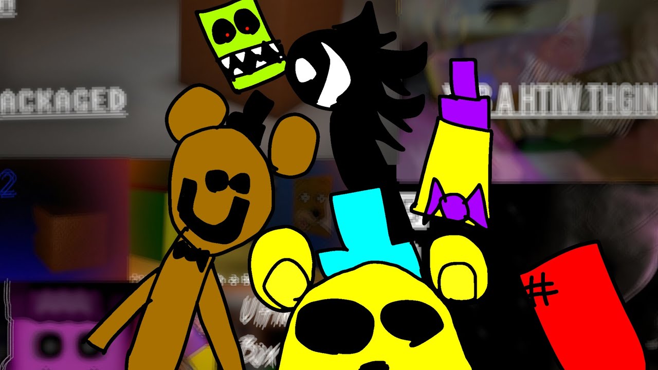 into the crazy world of onwab (fnaf joke fan game series)