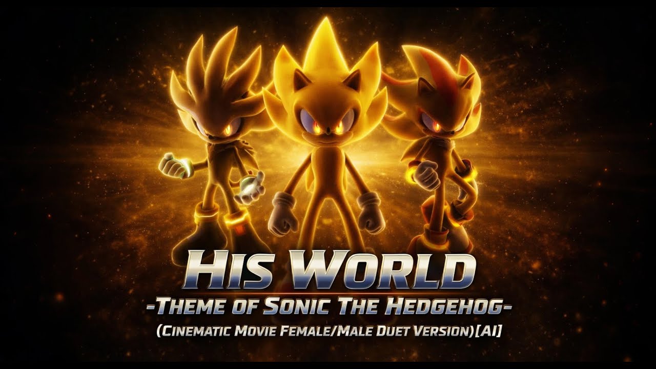 His World -Theme of Sonic The Hedgehog- (Cinematic Movie Female/Male Duet Version) [AI]