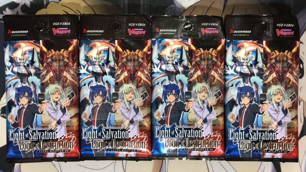 Opening My Cardfight Vanguard Light of Salvation Logic of Destruction Sneak Preview Packs