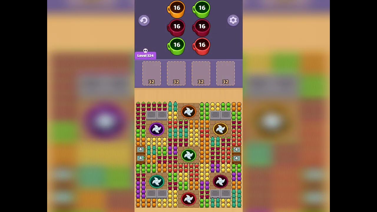 Fruit Hole Level 324 Hard Walkthrough Solution 