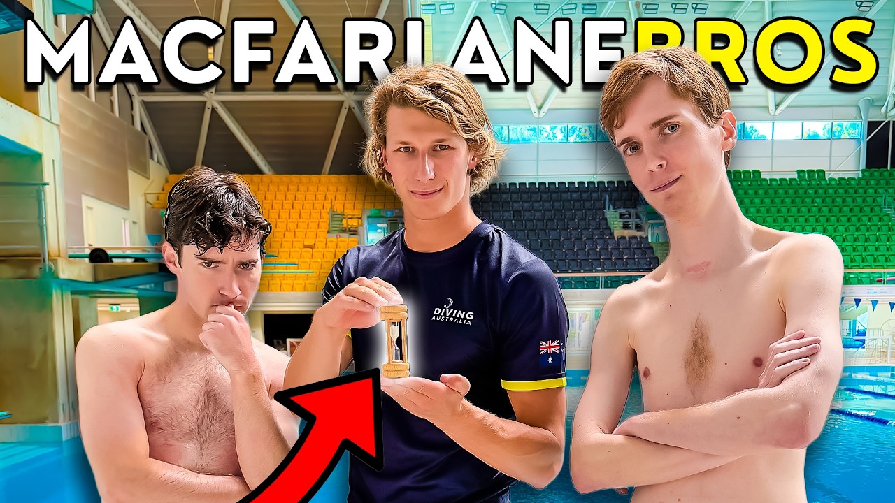 How high will the Macfarlane Bros Jump || Tropfest Diving Challenge