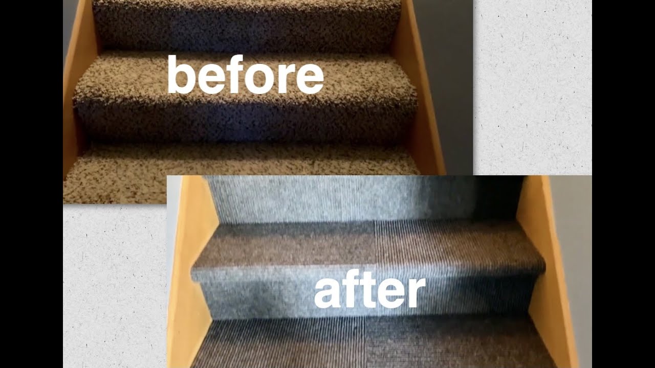 Affordable DIY Carpet Tiles on Stairs (01-28-2021)