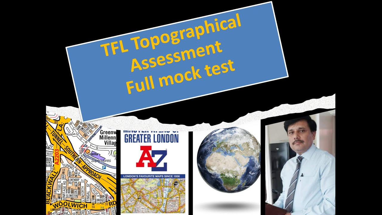 FULL MOCK TEST FOR TFL TOPOGRAPHICAL  EXAM. IMPORTANT  EXAM ROUTE QUESTIONS INCLUDING ROAD CLOSURE.