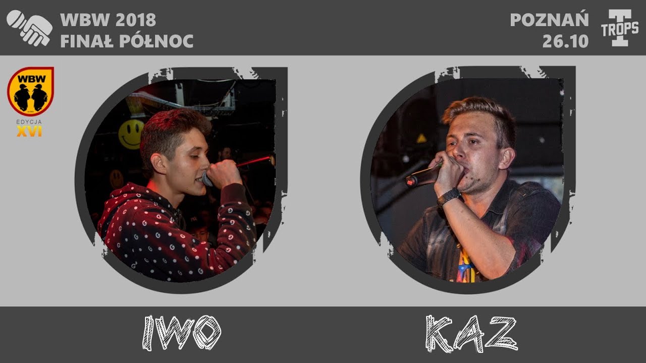 KAZ vs IWO 🎤 WBW 2018 🎤 Finał P&oacute;łnoc (A) Freestyle Battle
