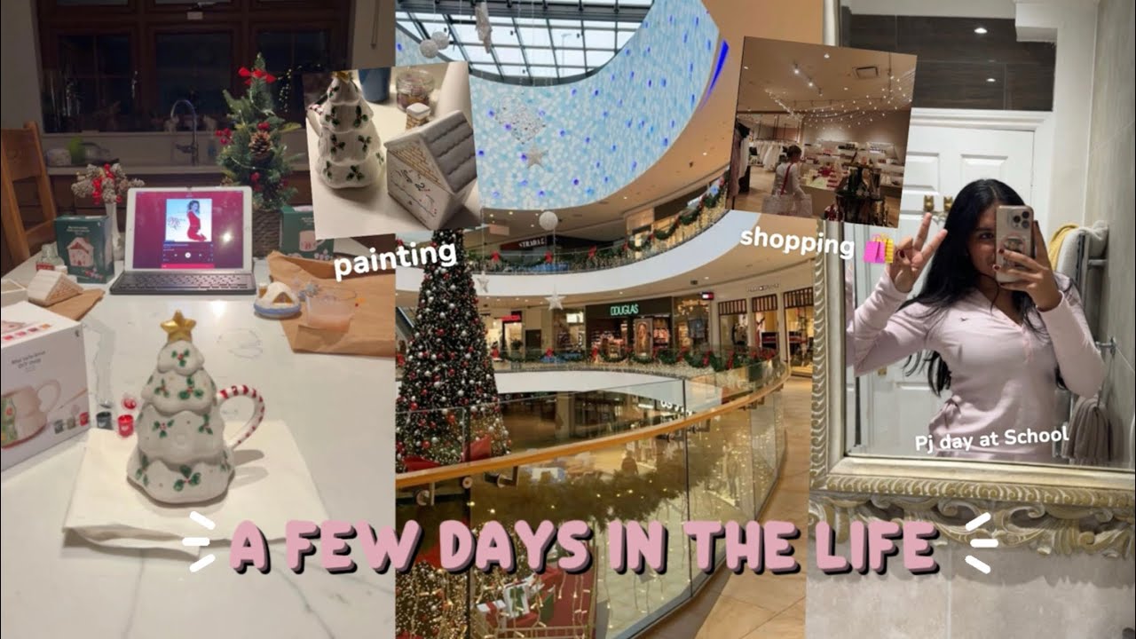 A FEW DAYS IN THE LIFE 💖/ shopping, arts and crafts, pj day at school, funny, clothing haul